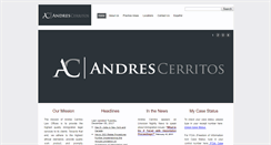 Desktop Screenshot of andrescerritoslaw.com